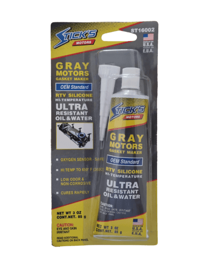 Cola Silicone Alta Temperatura Gray Sticks Motors - 85g