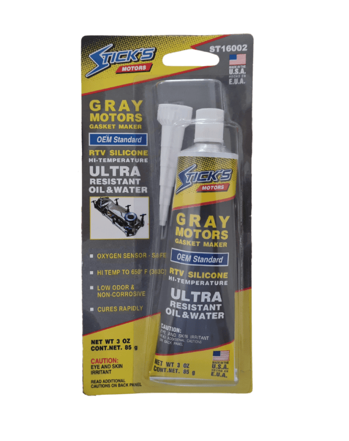Cola Silicone Alta Temperatura Gray Sticks Motors - 85g