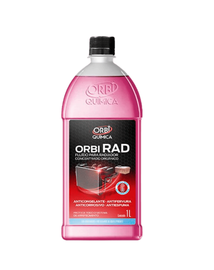 Aditivo Radiador Orbi Rad Orgânico Concentrado Rosa - 1L