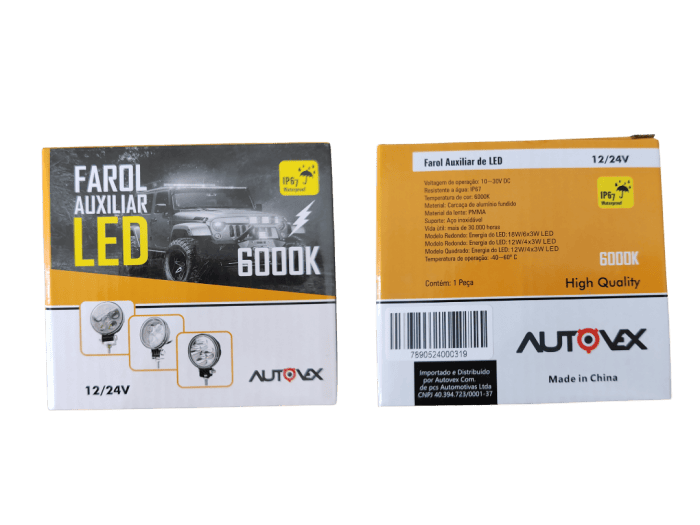 Farol Auxiliar Autovex IMP550118 Foto 4