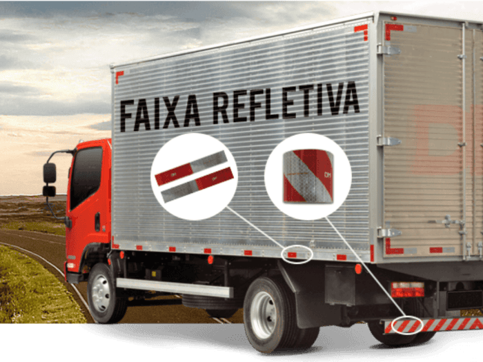 Faixa Refletiva de Parachoque DM REFLECTIVE DMBS 9400RL Foto 3