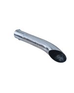Ponteira Chanfrada Cromada Curva Longa - 3" 450MM - PTM-1005