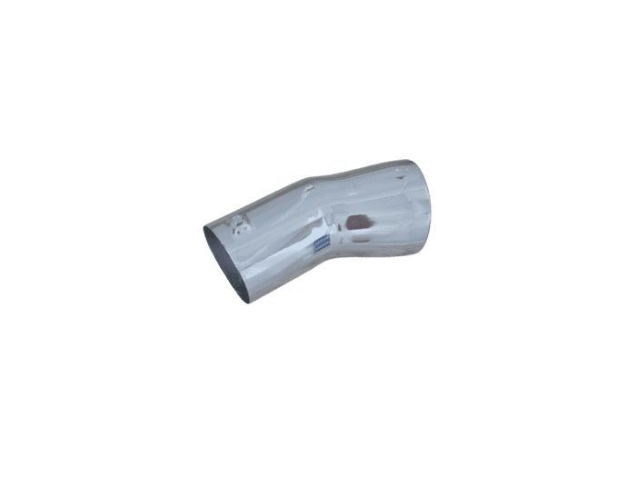 Ponteira Cromada Curva - 290MM 4"- PTM-2001