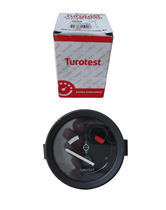 Relogio Temperatura Eletrico 12V 52mm Turotest 300095 foto produto