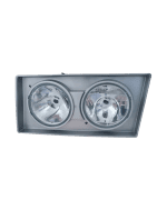 Farol VW Cam Pesado 00> LE H1/H1 Moldura Cinza- Duplo - FW-120LE