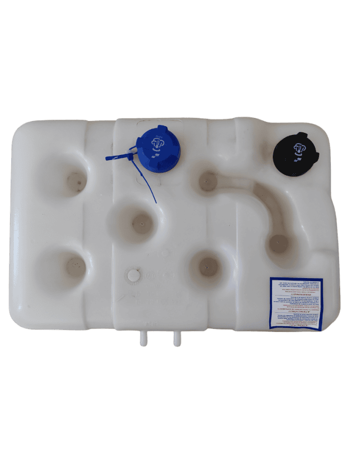 Reservatorio de Agua Radiador MB 1218 1418 1620 ate 99 saida lateral Reserplastic 000013 foto produto