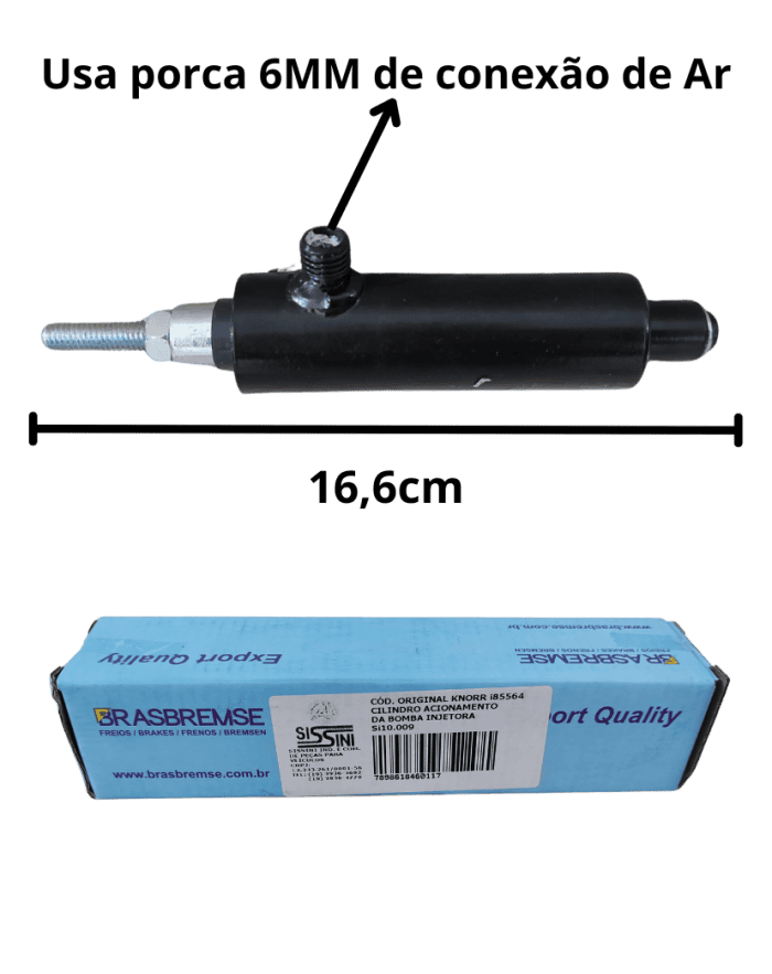 Cilindro Acelerador Parada do Motor MB 709-712-912-914-1620-1932-OM364-OM366-OM447 - Sissini SI-10009 - foto produto Cilindro Acelerador Parada do Motor MB 709 712 912 914 1620 1932 OM364 OM366 OM447 Sissini SI 10009 foto produto