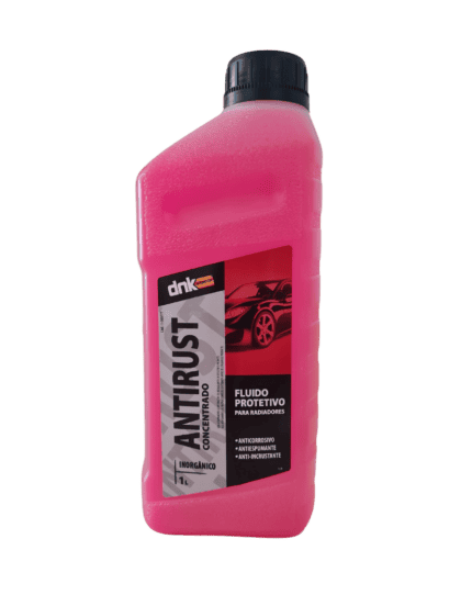 Aditivo para Radiador DNK Antirust Protetivo Concentrado -1Litro - Rosa / Verde