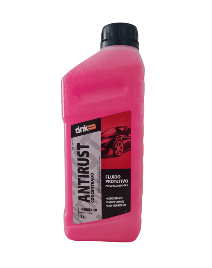 Aditivo para Radiador DNK Antirust Protetivo Concentrado -1Litro - Rosa / Verde
