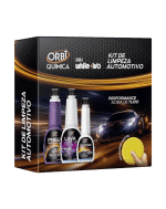Kit Limpeza Automotiva - Shampoo, Pretinho, Gel + Aplicador