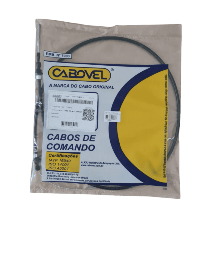Cabo Acelerador VW 690 MWM D229 83> - 1530MM - Cabovel 111173