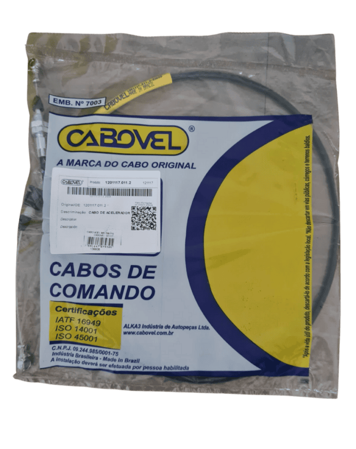 Cabo Acelerador MB 709/710/809/812/912/914 -1173MM - Cabovel 121117 Cabo Acelerador MB 709/710/809/812/912/914 -1173MM - Cabovel 121117