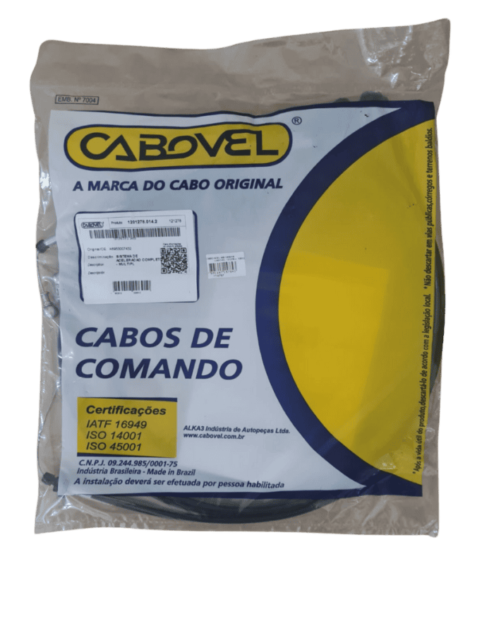 Cabo Acelerador MB 1632/1634 Multifunções - 1152MTS - Cabovel 121278 Cabo Acelerador MB 1632/1634 Multifunções - 1152MTS - Cabovel 121278