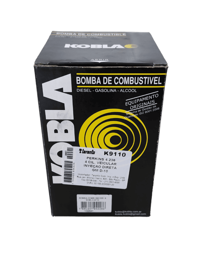 Bomba Combustivel GM D20 91 Perkins 4236 Q20B Com GATILHO Kobla 9110 foto 2