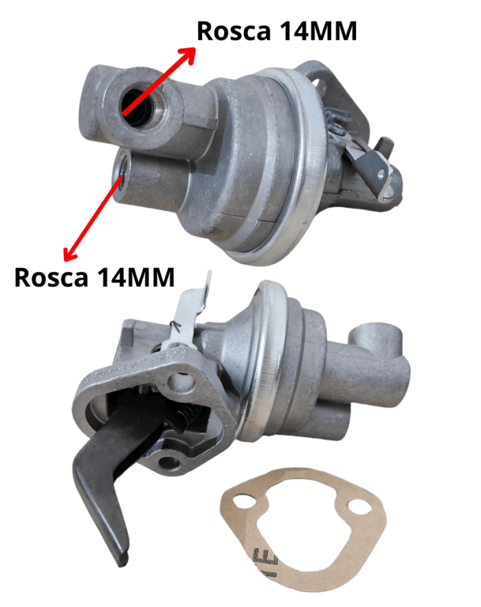 Bomba Combustivel CUMMINS Serie B 3.9 5.9L Entrada e Saida 14MM KOBLA 6641S foto 1