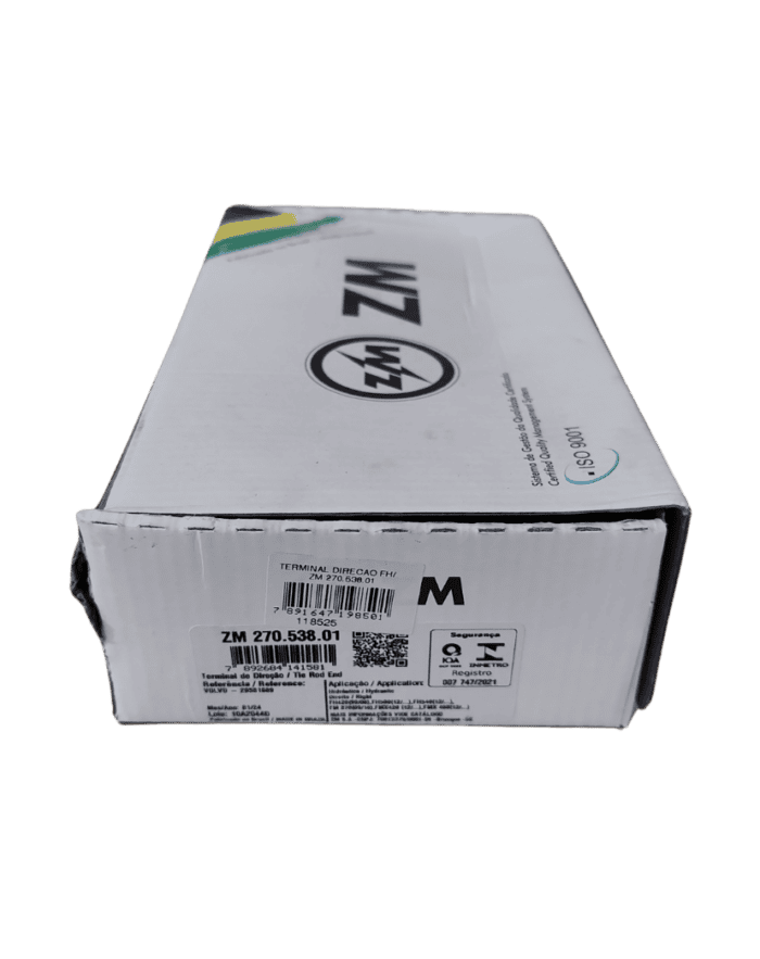 Terminal Direcao FH FM 400 420 440 460 480 LD LE 30MM CONE 27MM ZM 27053801 ou ZM 27053901 foto 2