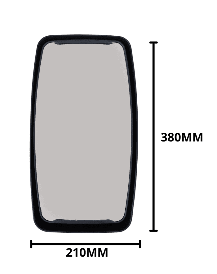 Espelho Retrovisor FD Cargo 815E 2428E LD LE Convexo 19MM 210X380MM BEPO D 669 foro porduto