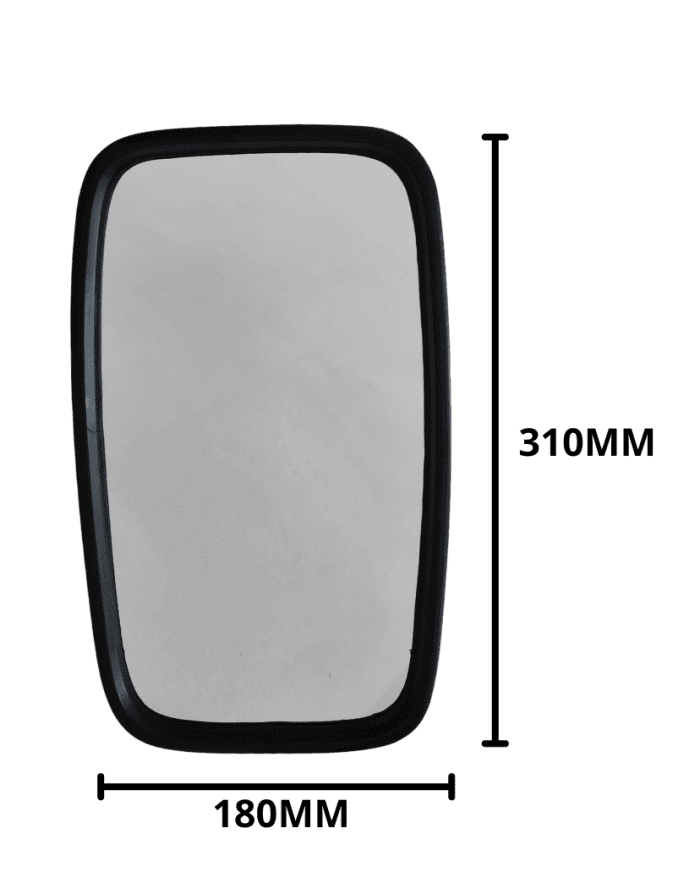 Espelho Retrovisor Plano MB 709 712 VW 690 790 11130 MEDIO 180X310MM 19MM foto produto