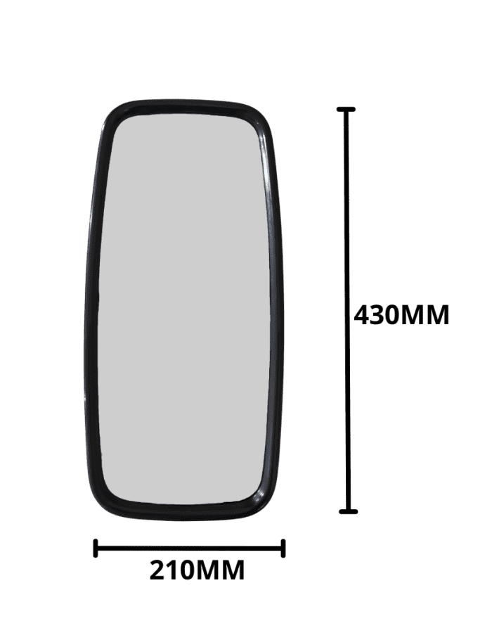 Espelho Retrovisor MB HPN 1620 Ano 2000 LE LD CONVEXO 19MM 430X210MM Bepo M 026E foto produto