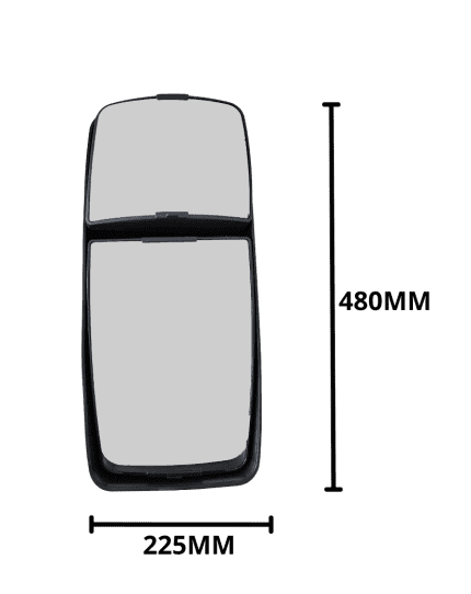 Espelho Retrovisor VW Constellation 12> LE Convexo C/ Bifocal - BEPO W-899A