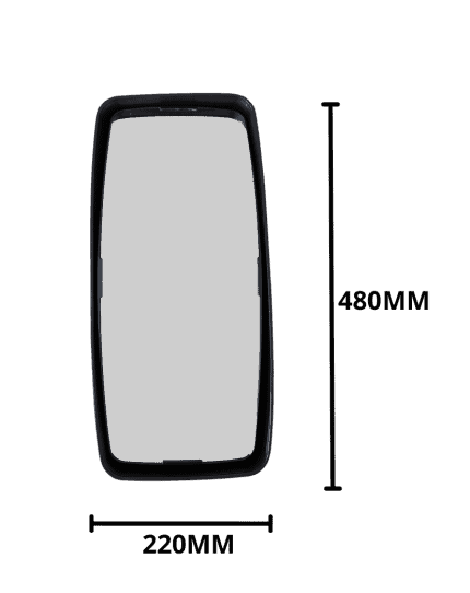 Espelho Retrovisor VW Constellation 19320 A 24250 LD/LE Convexo - 480x220MM - BEPO W-912