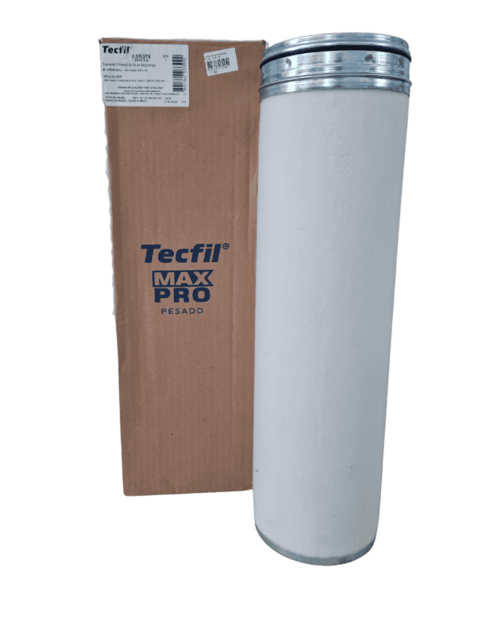 Filtro de Ar Secundário FD Cargo 1519E/2622E/2628E Cummins ISB 11> / Tecfil ASR-376 Filtro de Ar Secundário FD Cargo 1519E/2622E/2628E Cummins ISB 11> / Tecfil ASR-376