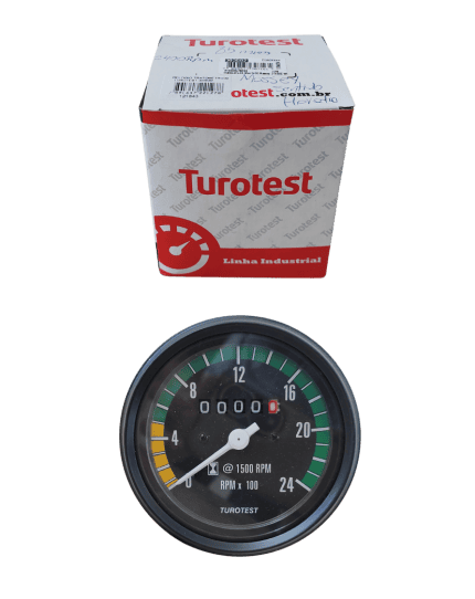 Relógio Tratômetro Massey Ferguson RPM-HORAS Trabalhadas - 85MM 2400RPM Horário- Turotest 303582