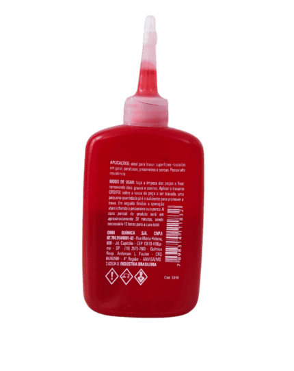 Adesivo Trava Rosca Vermelho - 50G / Orbifix
