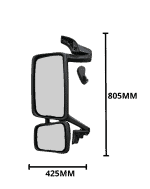Espelho Retrovisor Volvo FH-FM Ano 2010-2017 CONVEXO LE-LD - Bepo V844A - foto produto