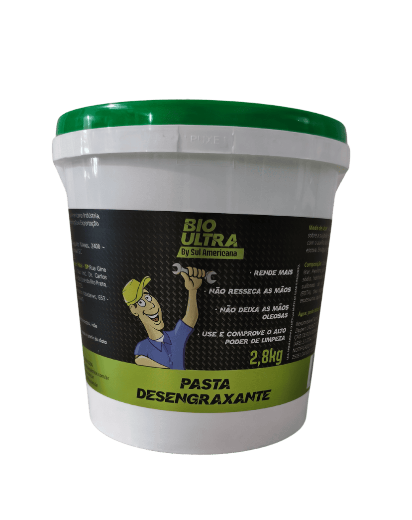 Pasta Desengraxante Para Mãos Limpa Graxa Bio Ultra - 2,8KG