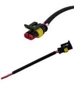Chicote Injetor Elétrica Macho 2 Vias Adaptação Diversos/ Rainha ETE-7731