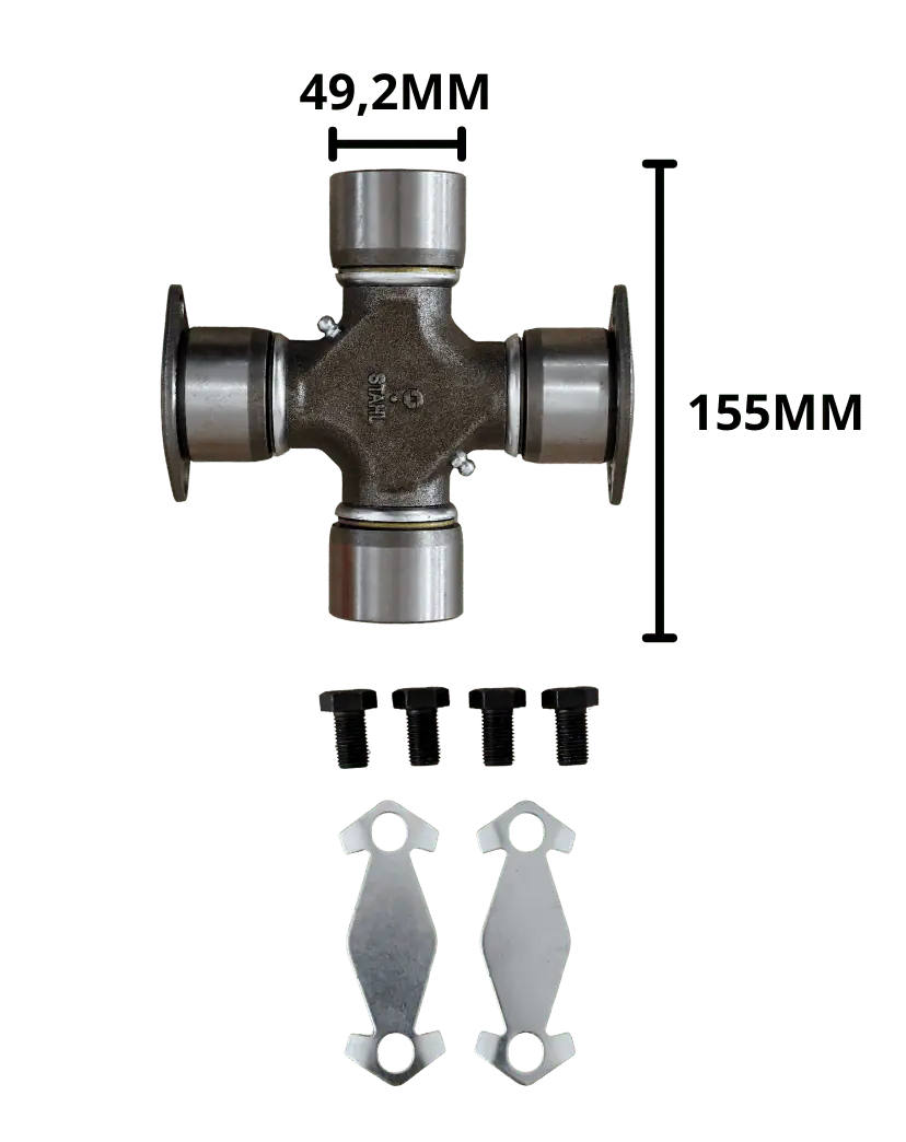 Cruzeta Cardan/Cambio Cargo 2628/VW Constellation Traçado - 49,2X155MM -  STAHL HCZ-274 - Evel Auto Peças Diesel