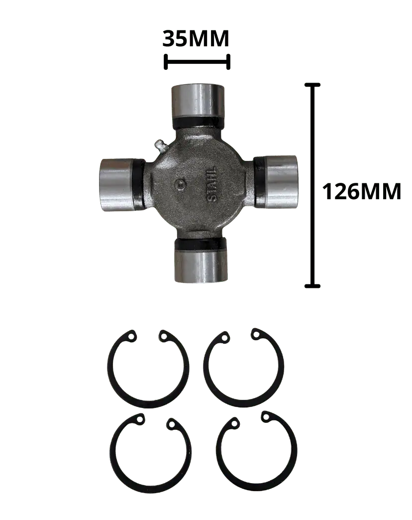 Cruzeta Cardan FD Cargo 1215/1415/1617/GM/MB/VW 15180 - 35X126MM