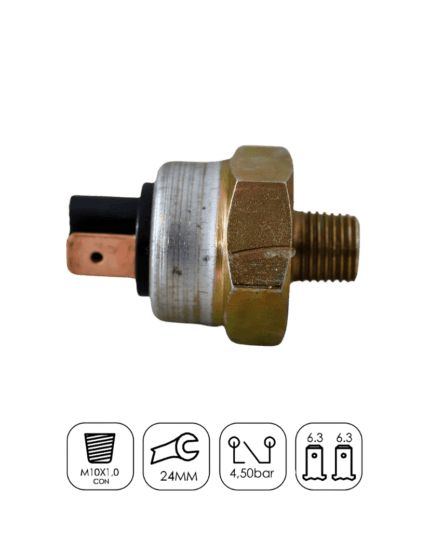 Interruptor Luz de Freio MBTY Bandeirantes CFreio Óleo - Polo Duplo Marflex 7026 - imagem 1