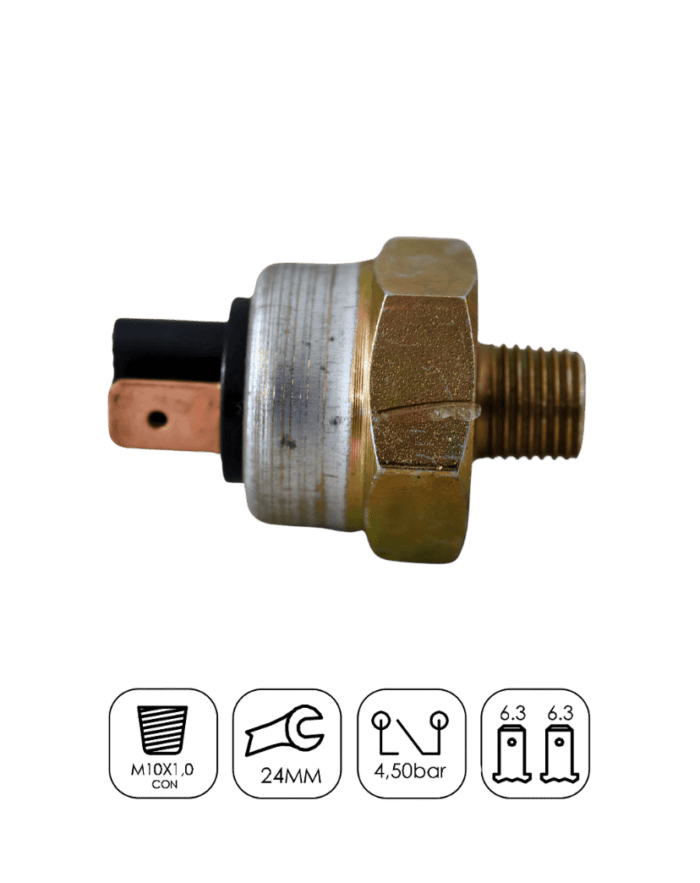 Interruptor Luz de Freio MBTY Bandeirantes CFreio Óleo - Polo Duplo Marflex 7026 - imagem 1