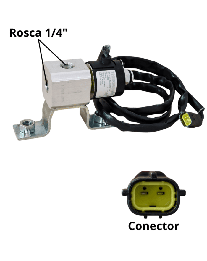Valvula Solenoide Acionamento Freio Motor Reduzida FD-VW - 12V Cabo Longo - Thermoval 19513 - foto produto Valvula Solenoide Acionamento Freio Motor Reduzida FD VW 12V Cabo Longo Thermoval 19513 foto produto