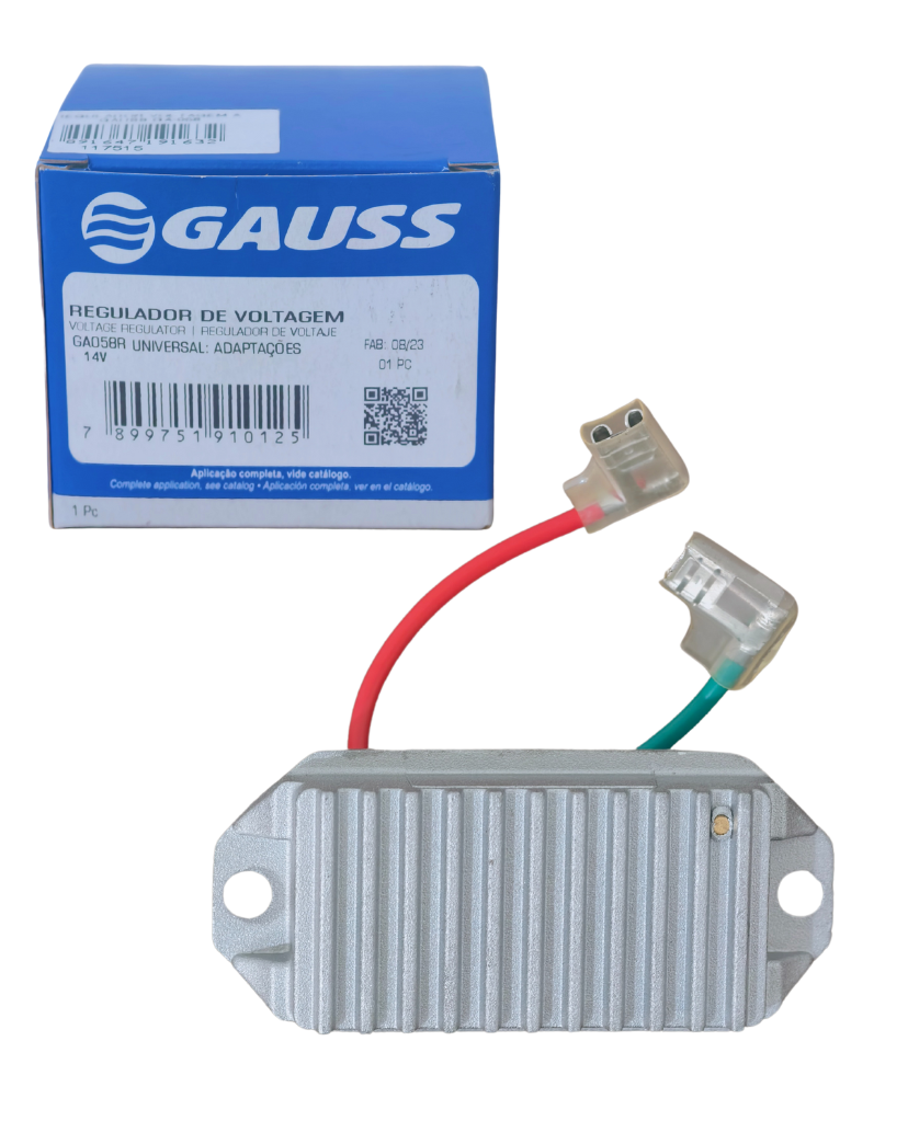 Regulador de Voltagem Alternador FD Caminhão/Agrale/VW - 12V / Gauss GA-058