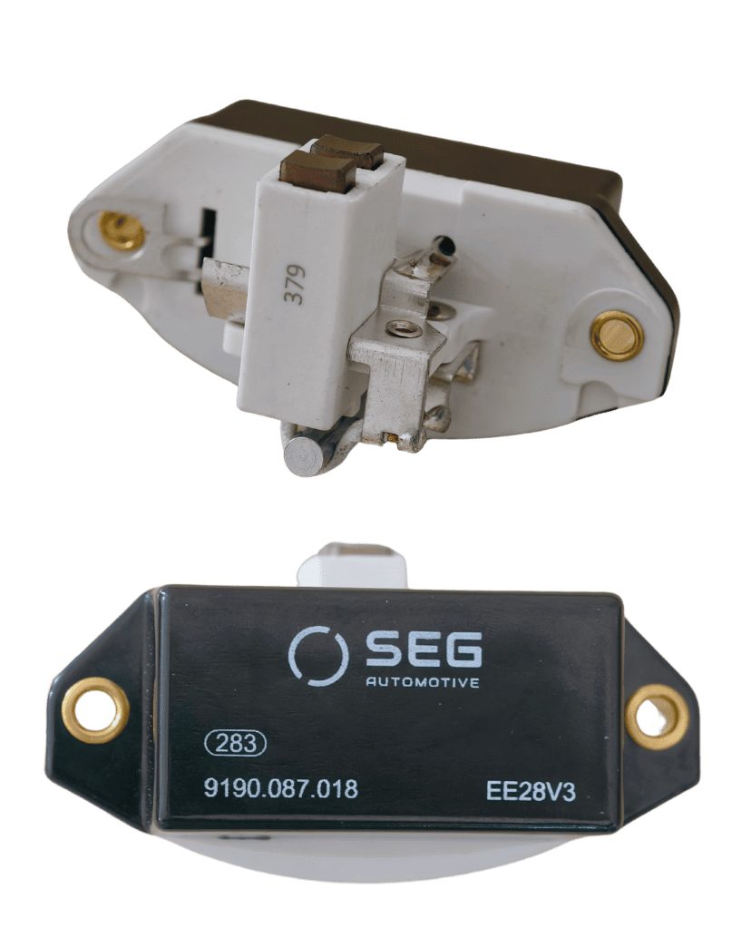 Regulador de Voltagem Alternador MB/Scania/Volvo - 24V/55A - SEG 9190087018