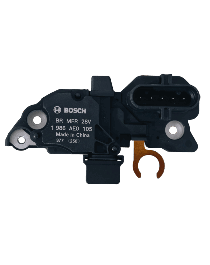 Regulador de Voltagem Alternador MB/VW/Scania/Volvo - 24V Eletrônico / Bosch F00MA45253