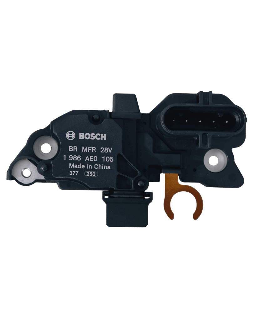 Regulador de Voltagem Alternador MB/VW/Scania/Volvo - 24V Eletrônico / Bosch F00MA45253