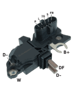 Regulador de Voltagem Alternador MB/VW/SC/VV - 24V Eletrônico - Gauss GA-297