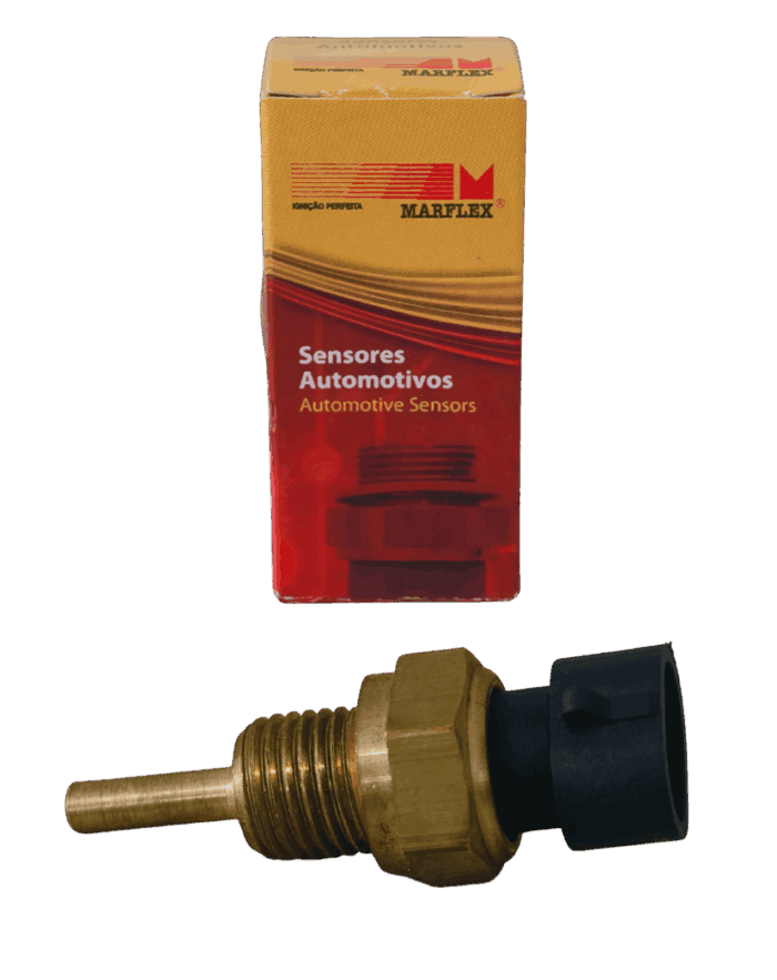 Sensor de Temperatura FD Cargo / VW Constellation Cummins ISB - Plug Preto 3/8X18NPTF - Marflex 9169 - IMAGEM 1 Sensor de Temperatura FD Cargo / VW Constellation Cummins ISB - Plug Preto 3/8X18NPTF - Marflex 9169