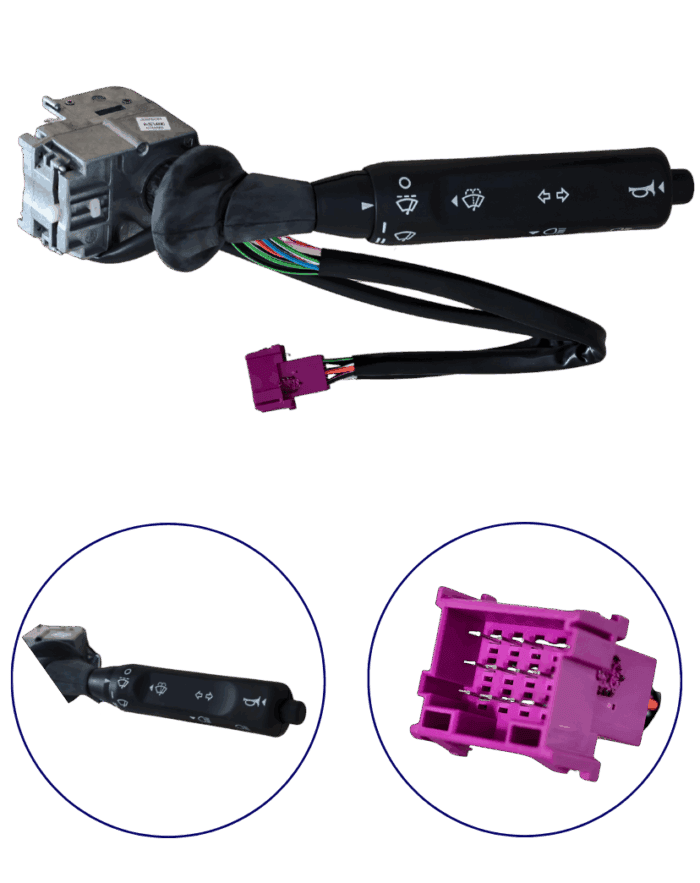 CHAVE SETA/LIMP/BUZINA MICRO ONIBUS VOLARE 07> - 24V - imagem1 CHAVE SETA/LIMP/BUZINA MICRO ONIBUS VOLARE 07> - 24V - imagem1
