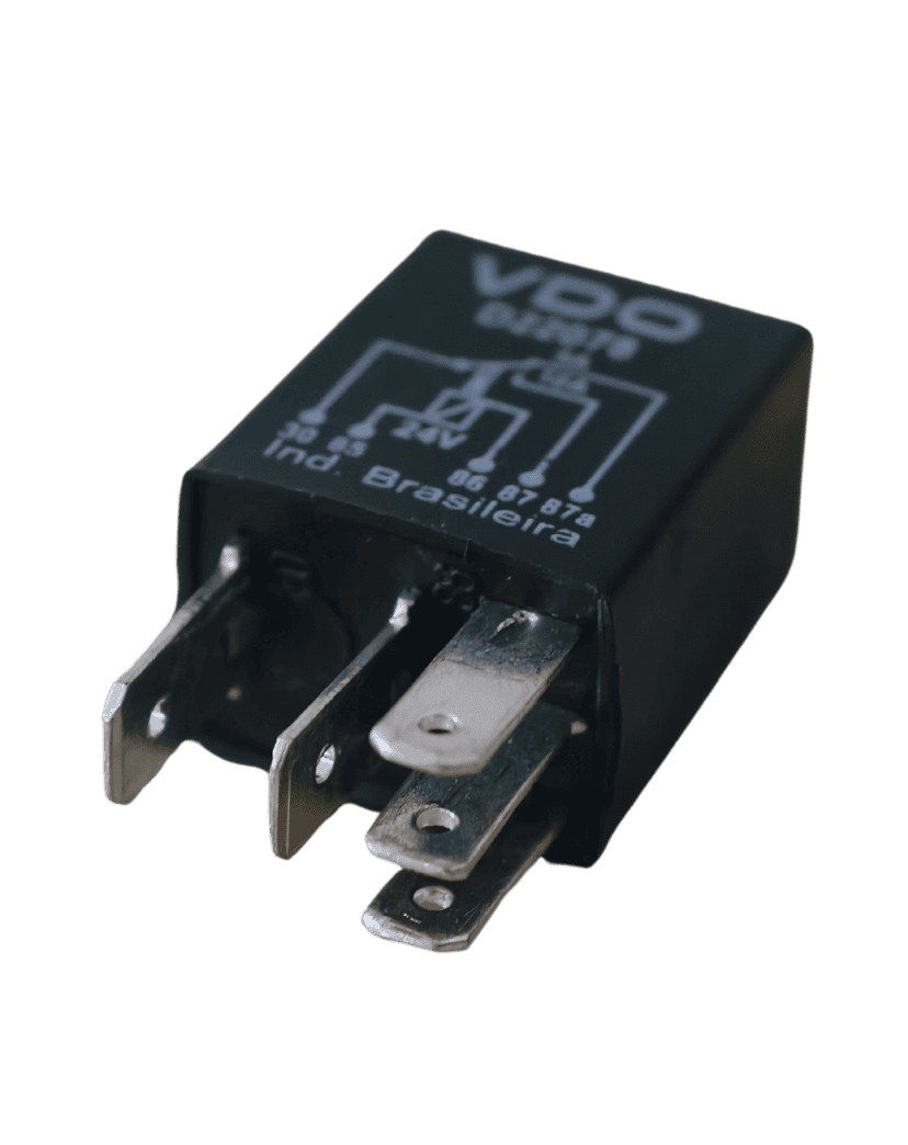 Mini Relé Auxiliar 5T/10A/5A - 24V S/ Suporte- Vdo D-22078