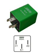 Relé do Pisca 4T - 12V S/Suporte - DNI 1106