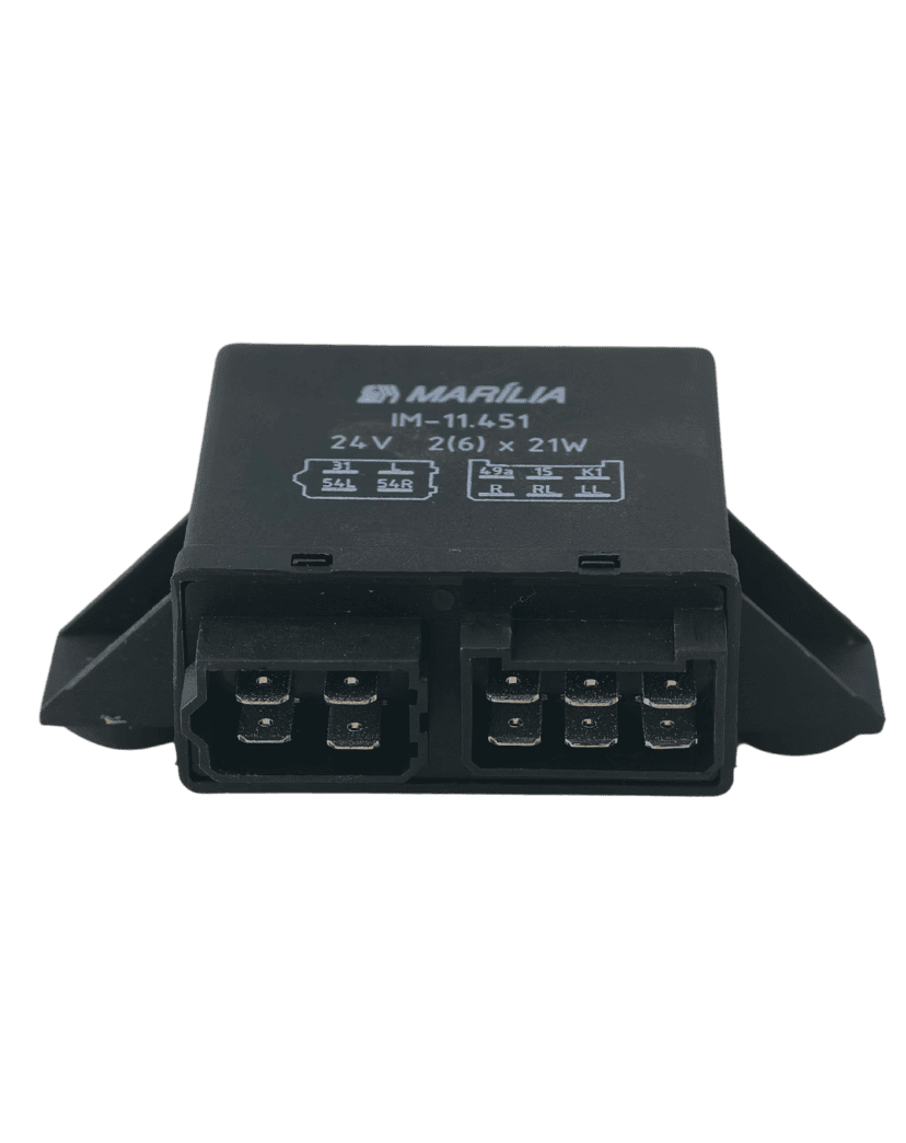 Relé de Pisca MB Todos 10 Terminais - 24V - Marilia IM-11451