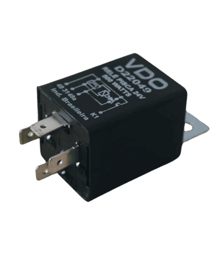 Relé de Pisca Universal 24V 4T 500W C Suporte - VDO D-22049