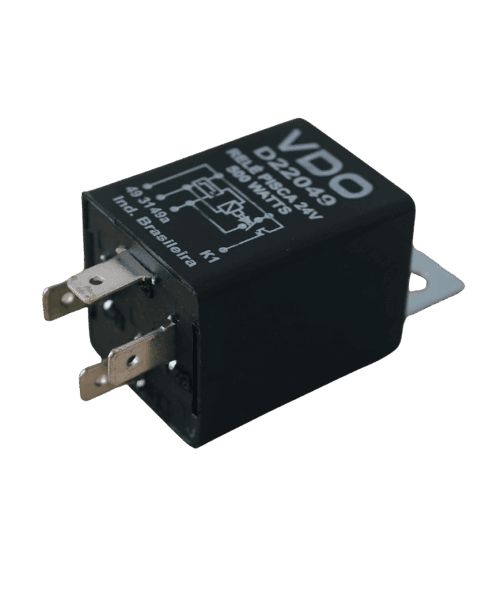 Relé de Pisca Universal 24V 4T 500W C Suporte - VDO D-22049