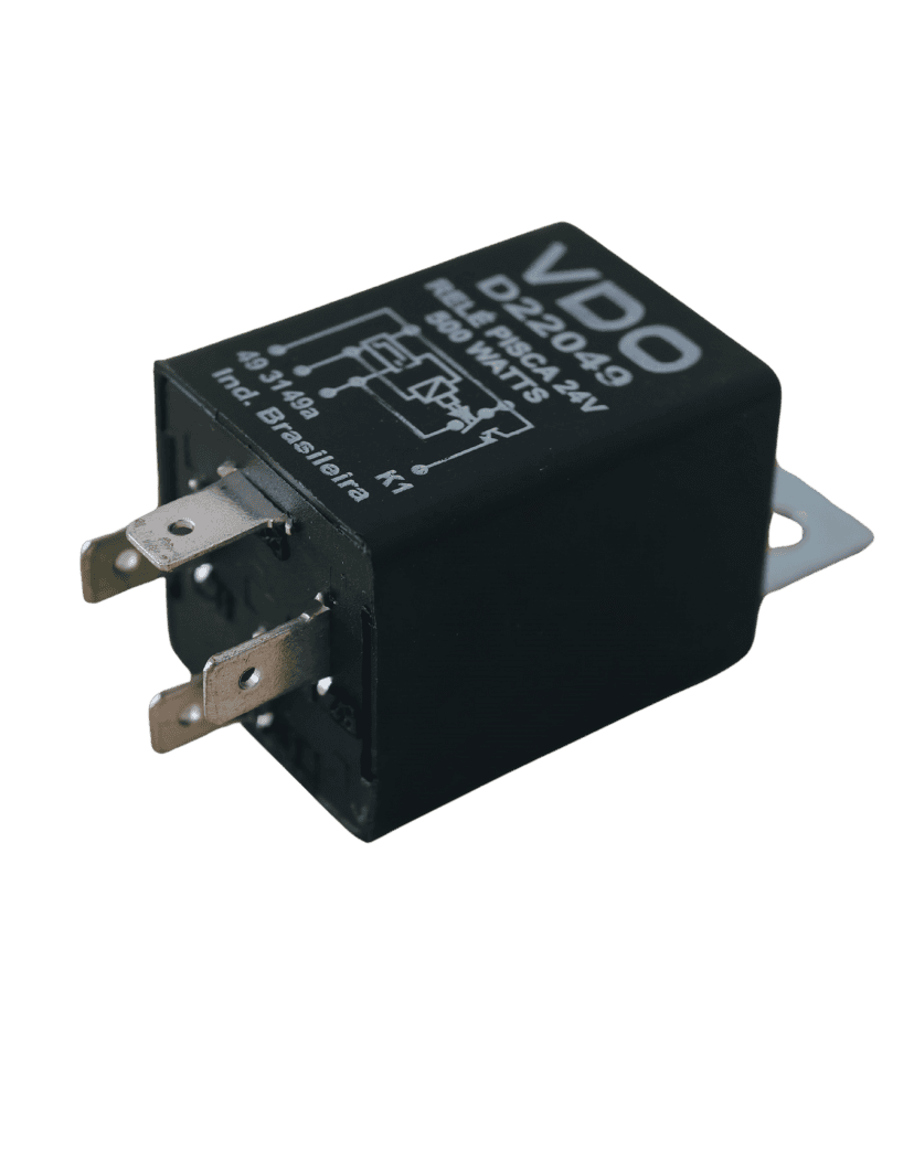 Relé de Pisca Universal 24V 4T 500W C Suporte - VDO D-22049