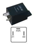 Relé do Pisca Universal 3T 12V 500W Cargo Todos / DNI 0212S3